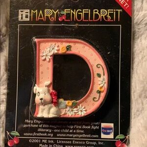 Mary Engelbreit Magnetic Letter “D” NIP